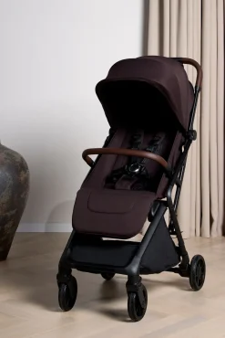 Rejseklapvogne|Beemoo Pro Venti Klapvogn inkl. Padded Transporttaske, Espresso Brown