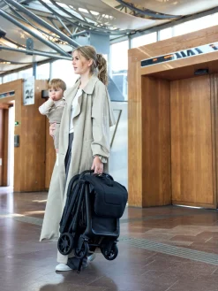 Rejseklapvogne|Beemoo Pro Venti Klapvogn, Coffee Black Sort