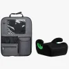 Beemoo Autostolspakker-Raise 2 i-Size Selepude inkl.  Deluxe Sædebeskytter med Opbevaring, Black Stone