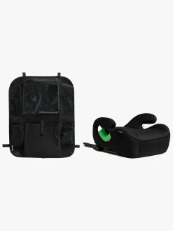 Beemoo Autostolspakker-Raise 2 i-Size Selepude ISOFIX inkl.  Smart Organizer, Black Stone