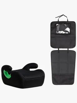 Autostolspakker|Beemoo Raise 2 i-Size Selepude inkl.  3-i-1 Sædebeskytter, Black Stone/Black