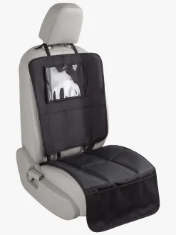 Beemoo Autostolspakker-Raise 2 i-Size Selepude ISOFIX inkl.  3-i-1 Sædebeskytter, Mineral Grey/Black