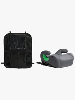 Beemoo Autostolspakker-Raise 2 i-Size Selepude ISOFIX inkl.  Smart Organizer, Mineral Grey