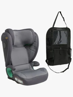 Beemoo Autostolspakker-Range i-Size Autostol Inkl. Smart Organizer, Mineral Grey