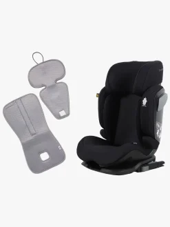 Autostolspakker|Beemoo Recline i-Size Autostol inkl. Ventilerende Hynde, Black Stone/Grey
