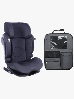 Autostolspakker|Beemoo Recline i-Size Autostol inkl. Deluxe Sædebeskytter med Opbevaring, Anthracite