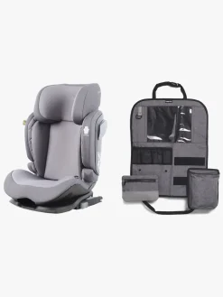 Autostolspakker|Beemoo Recline i-Size Autostol inkl. Deluxe Sædebeskytter, Mineral Grey