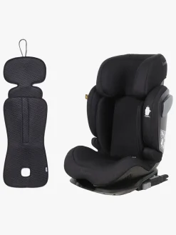Beemoo Autostolspakker-Recline i-Size Autostol inkl. Ventilerende Hynde, Black Mesh/Antracit