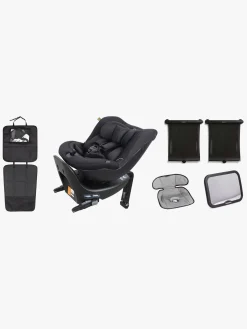 Autostolspakker|Beemoo Reverse i-Size Bagudvendt Autostol inkl. Tilbehør, Black Stone