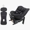 Beemoo Autostolspakker-Reverse i-Size Bagudvendt Autostol inkl. Ventilerende Hynde, Black Stone/Antracit