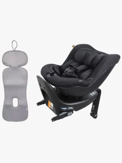 Beemoo Autostolspakker-Reverse i-Size Bagudvendt Autostol inkl. Ventilerende Hynde, Black Stone/Grey