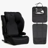 Autostolspakker|Beemoo Ride i-Size Autostol ISOFIX inkl.  3-i-1 Sædebeskytter, Black Stone/Black