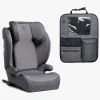 Autostolspakker|Beemoo Ride i-Size Autostol ISOFIX inkl.  Deluxe Sædebeskytter med Opbevaring, Mineral Grey