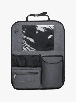 Beemoo Autostolspakker-Ride i-Size Autostol inkl.  Deluxe Sædebeskytter med Opbevaring, Mineral Grey