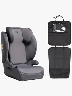 Autostolspakker|Beemoo Ride i-Size Autostol inkl.  3-i-1 Sædebeskytter, Mineral Grey/Black
