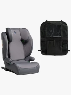 Autostolspakker|Beemoo Ride i-Size Autostol ISOFIX inkl.  Smart Organizer, Mineral Grey