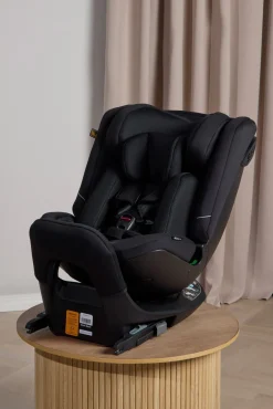 Autostole 9-36 Kg|Beemoo Rotate i-Size Autostol, Black Mesh Sort
