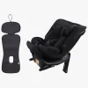 Beemoo Autostolspakker-Rotate i-Size Vendbar Autostol inkl. Ventilerende Hynde, Black Stone/Antracit