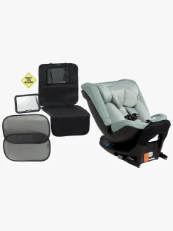 Beemoo Autostolspakker-Rotate i-Size Autostol inkl.  Tilbehørspakke til Autostol, Teal
