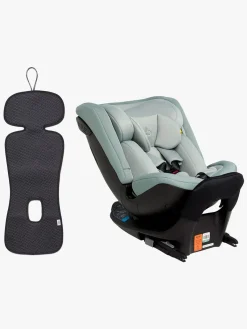 Beemoo Autostolspakker-Rotate i-Size Autostol inkl. Petite Chérie Ventilerende Hynde, Teal/Antracit