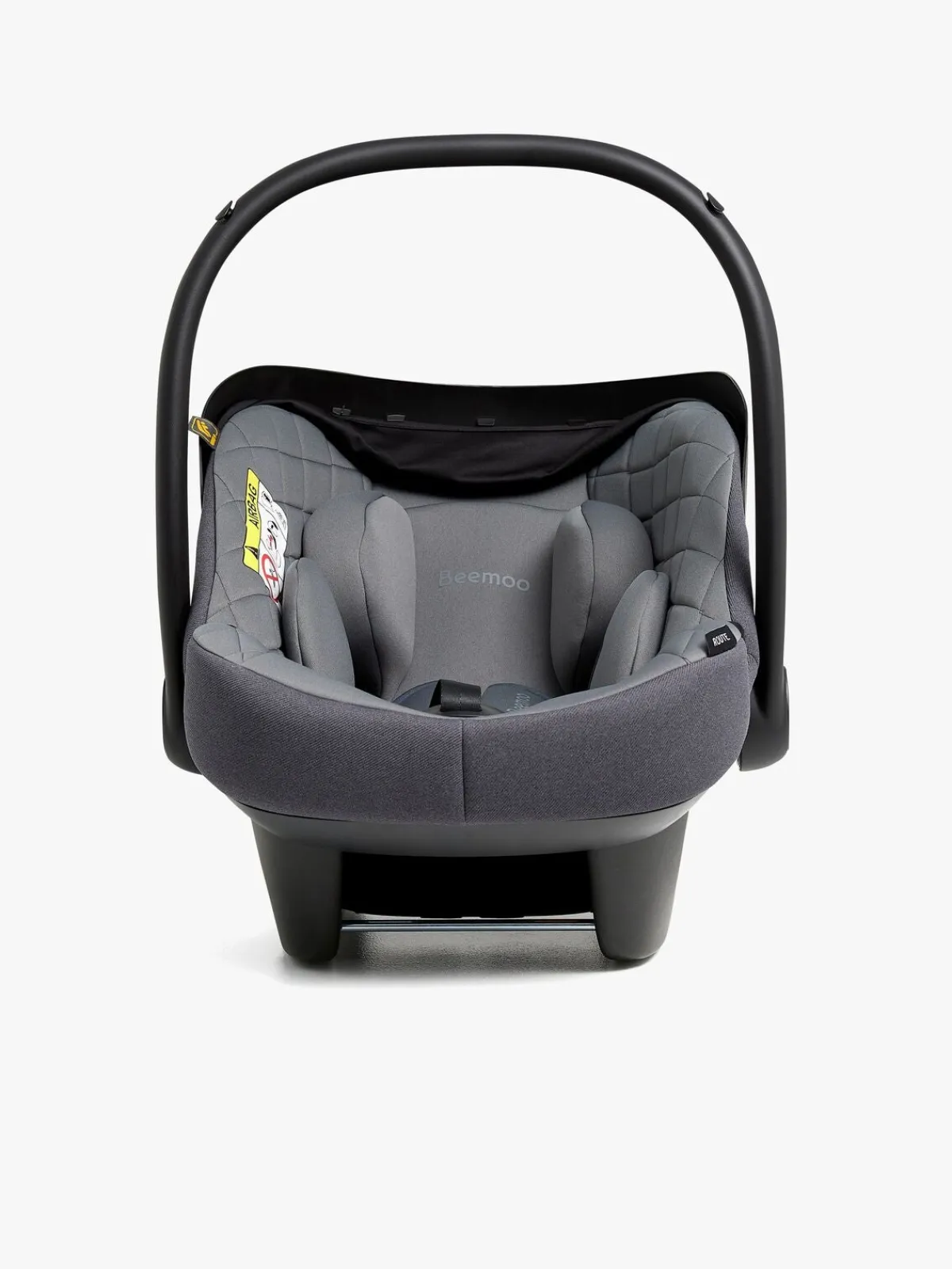 Autostole 0-13 Kg|Beemoo Route i-Size Autostol Baby, Mineral Grey Grå
