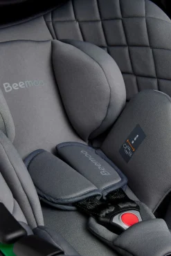 Autostole 0-13 Kg|Beemoo Route i-Size Autostol Baby, Mineral Grey Grå