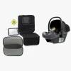 Beemoo Autostolspakker-Route i-Size Autostol Baby Inkl. Tilbehør, Mineral Grey