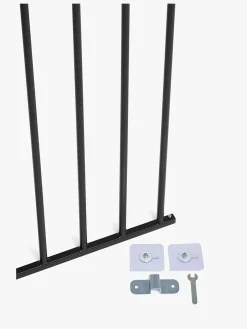 Sikkerhed|Beemoo SAFE Protect Forlængerdel til Sikkerhedsgitter 30 cm, Black Sort