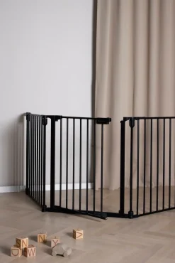 Sikkerhed|Beemoo SAFE Protect Skruegitter/rumdeler 3 Sektioner inkl. Forlængerdel 60 cm, Black