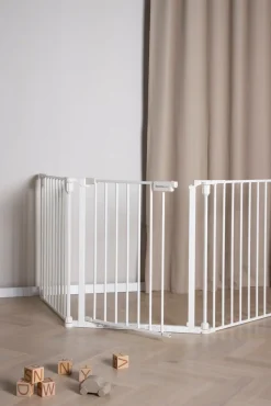 Sikkerhed|Beemoo SAFE Protect Skruegitter/rumdeler 3 Sektioner inkl. Forlængerdel 30 cm, White