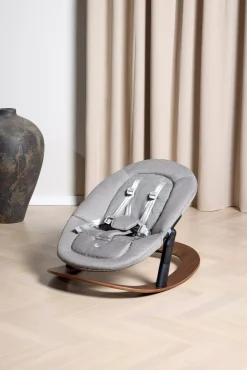 Højstole & Tilbehør|Beemoo Selection Life Højstol inkl. Skråstol, Walnut/Grey