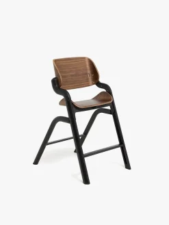 Højstole & Tilbehør|Beemoo Selection Life Højstol, Walnut Brun/Sort