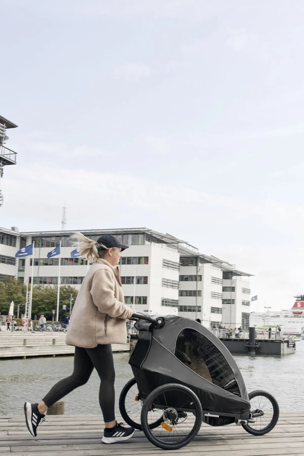 Beemoo Aktivitetsvogne-Sporty Trail Cykelanhænger, Asphalt