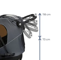 Beemoo Aktivitetsvogne-Sporty Trail Cykelanhænger, Asphalt