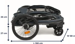 Beemoo Aktivitetsvogne-Sporty Trail Cykelanhænger, Asphalt