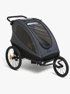 Beemoo Aktivitetsvogne-Sporty Trail Cykelanhænger inkl. Løbesæt, Asphalt