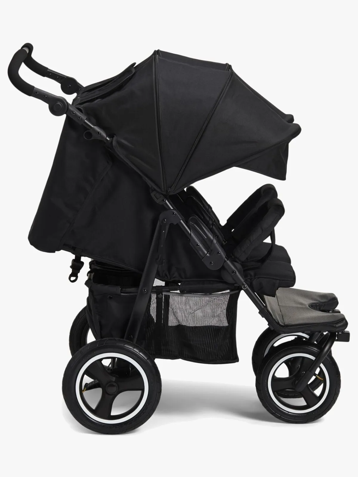 Søskendevogne|Beemoo Swing Søskendevogn, Black Sort