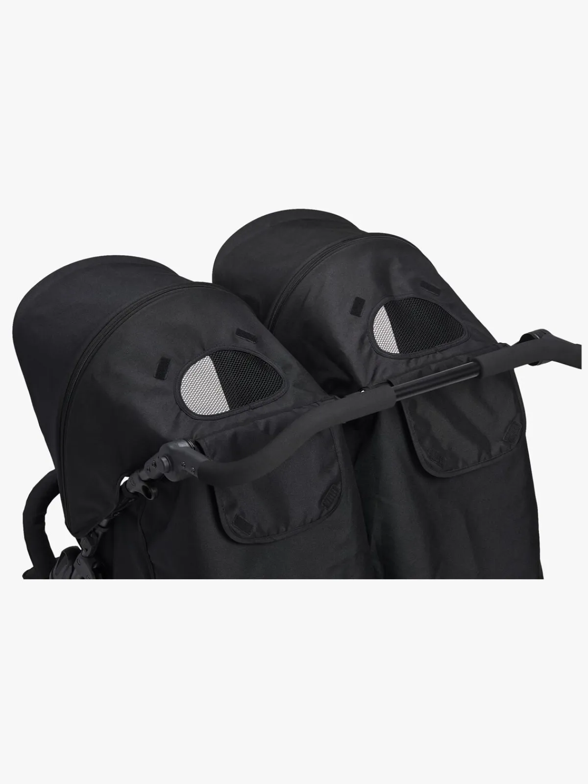 Søskendevogne|Beemoo Swing Søskendevogn, Black Sort