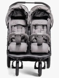 Søskendevogne|Beemoo Swing Søskendevogn, Grey Melange Grå