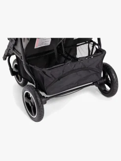 Søskendevogne|Beemoo Swing Søskendevogn, Grey Melange Grå