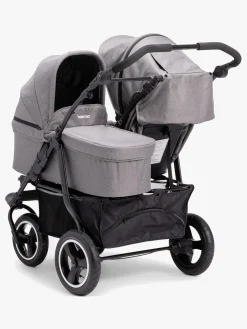 Søskendevogne|Beemoo Swing Søskendevogn, Grey Melange Grå