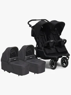 Tvillingevogne|Beemoo Swing Tvillingevogn inkl. Liggedele, Sort
