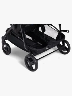 Søskendevogne|Tvillingevogne|Beemoo Twin Shopper Søskende- & Tvillingevogn, Black Mélange Grå/Sort