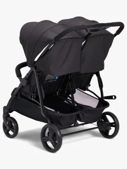 Søskendevogne|Tvillingevogne|Beemoo Twin Shopper Søskende- & Tvillingevogn, Black Mélange Grå/Sort