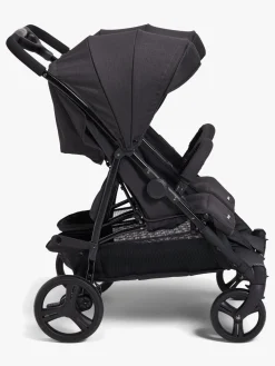 Søskendevogne|Tvillingevogne|Beemoo Twin Shopper Søskende- & Tvillingevogn, Black Mélange Grå/Sort