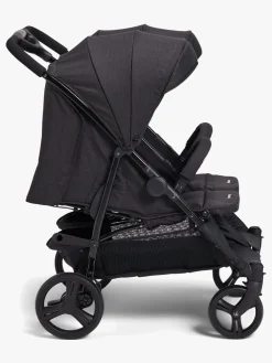 Søskendevogne|Tvillingevogne|Beemoo Twin Shopper Søskende- & Tvillingevogn, Black Mélange Grå/Sort