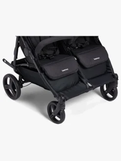 Søskendevogne|Tvillingevogne|Beemoo Twin Shopper Søskende- & Tvillingevogn, Black Mélange Grå/Sort