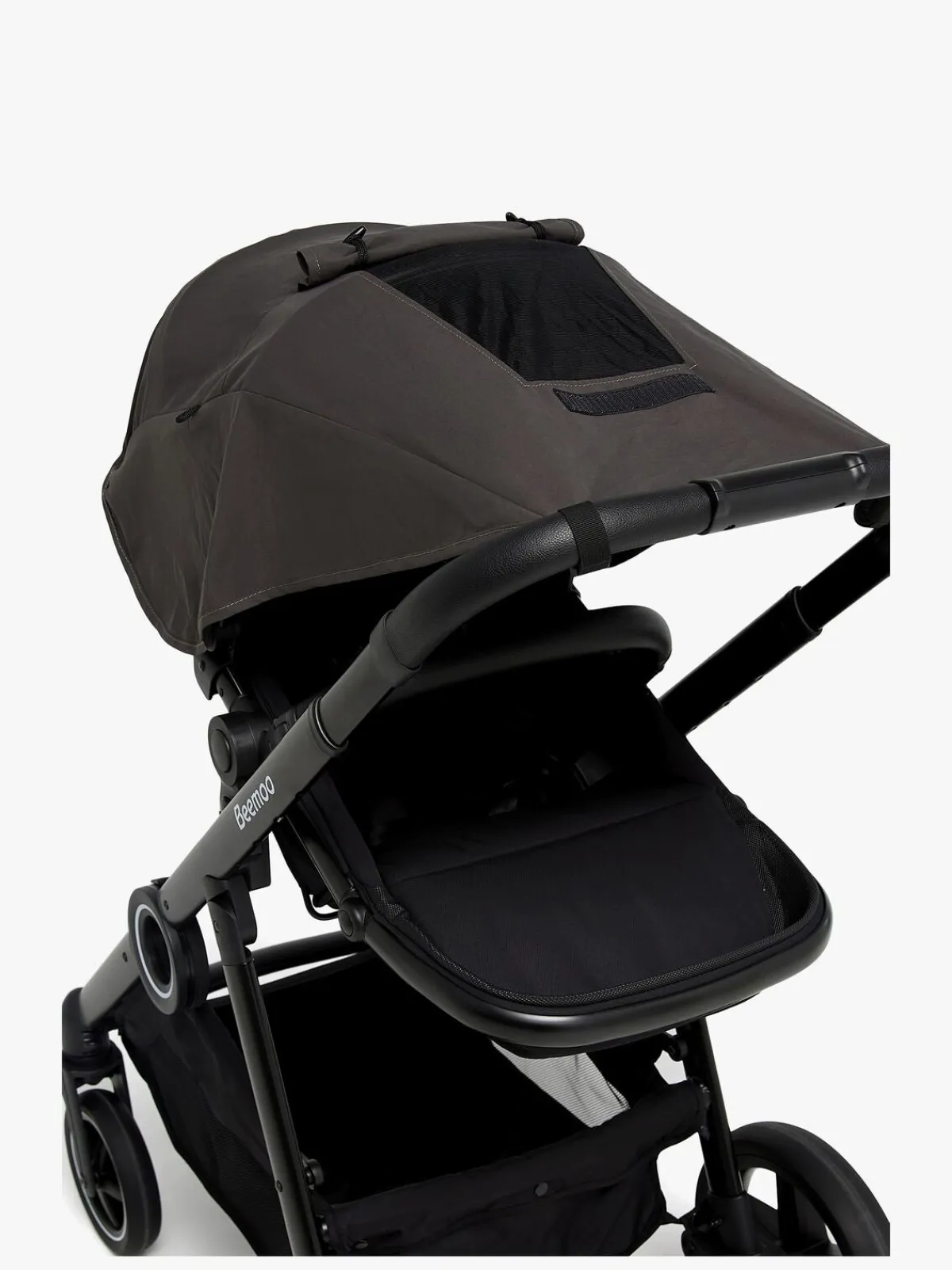 Vogntilbehør|Beemoo UV Solbeskyttelse med Vindue til Vogn, Stone