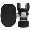 Bæreseler, Strækvikler & Bærestole|Beemoo  CARE Carry Comfort Air Bæresele inkl. Regnslag, Black