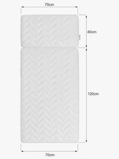 Børn Bellamy Børnesenge & Tilbehør|Madrasser-UP Madras 70x160, Hvid